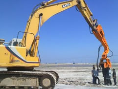 國外水泥樁施工